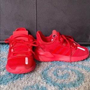 Baby Adidas shoes size 6 Red